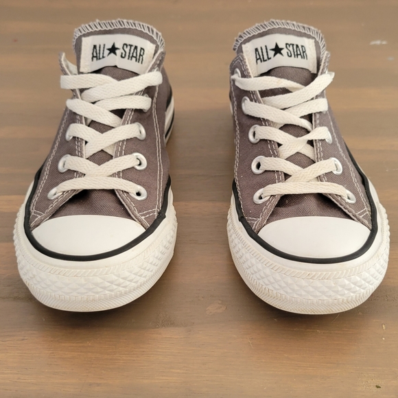 Converse All Star Low Charcoal Womens 6 Unisex Vintage "All Star" Tag - Picture 1 of 8